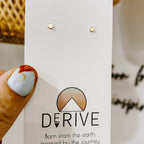 Tiny Dot Stud Earrings by Derive Jewelry