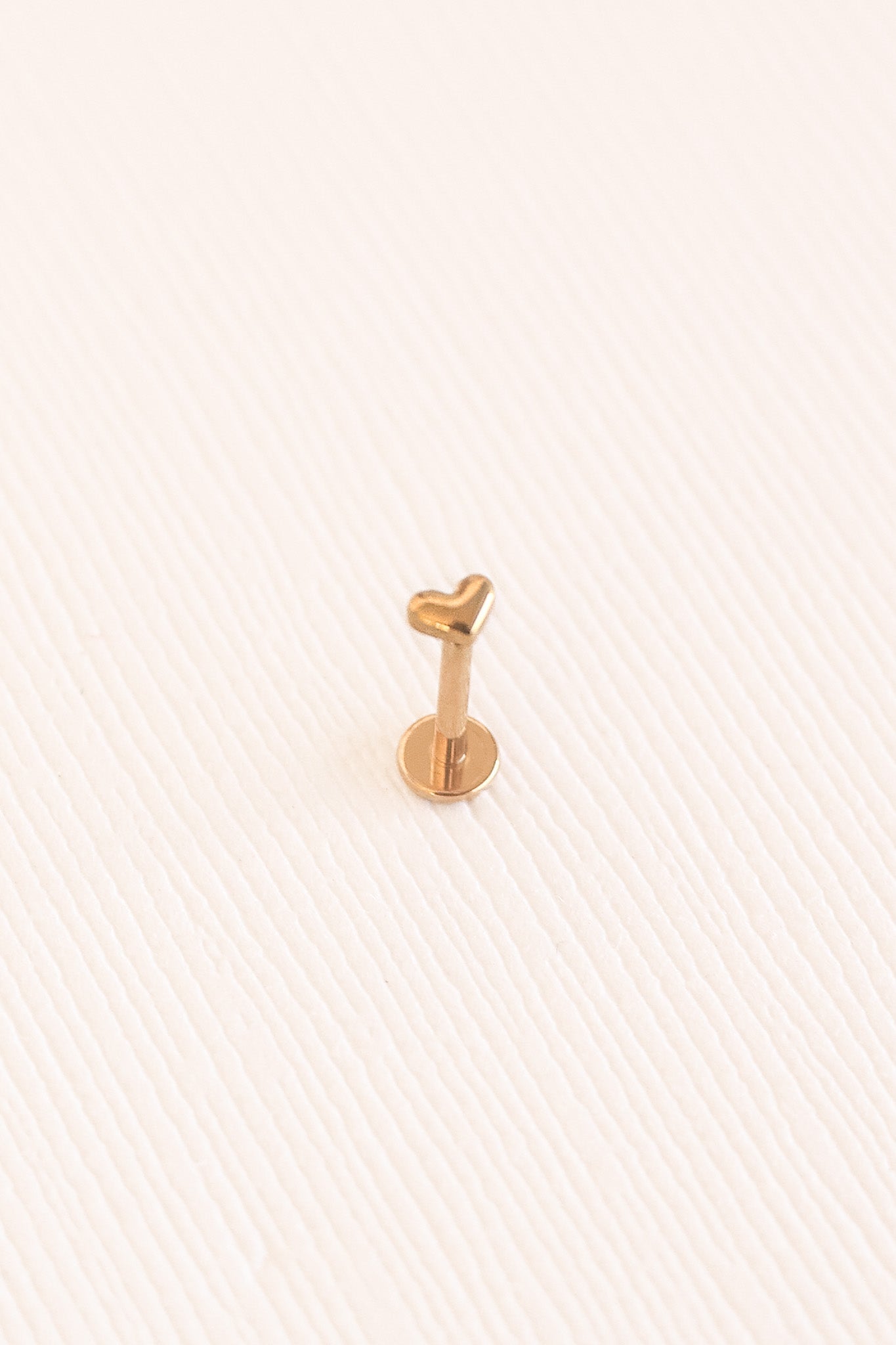 Tiny Heart Flat Back Stud La Vie Bien Tiny Heart Flat Back Stud