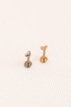 Tiny Heart Flat Back Stud La Vie Bien Tiny Heart Flat Back Stud