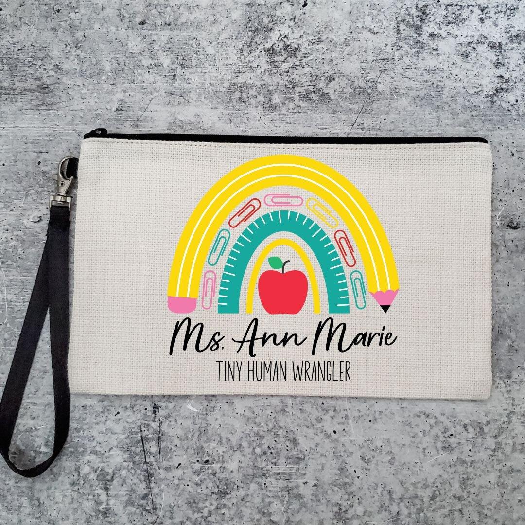 Tiny Human Wrangler Preschool Teacher Appreciation Gift Pouches & Totes La Vie Bien Tiny Human Wrangler Preschool Teacher Appreciation Gift