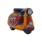 Colorful Talavera Scooter Planter | Mexican Art Decor