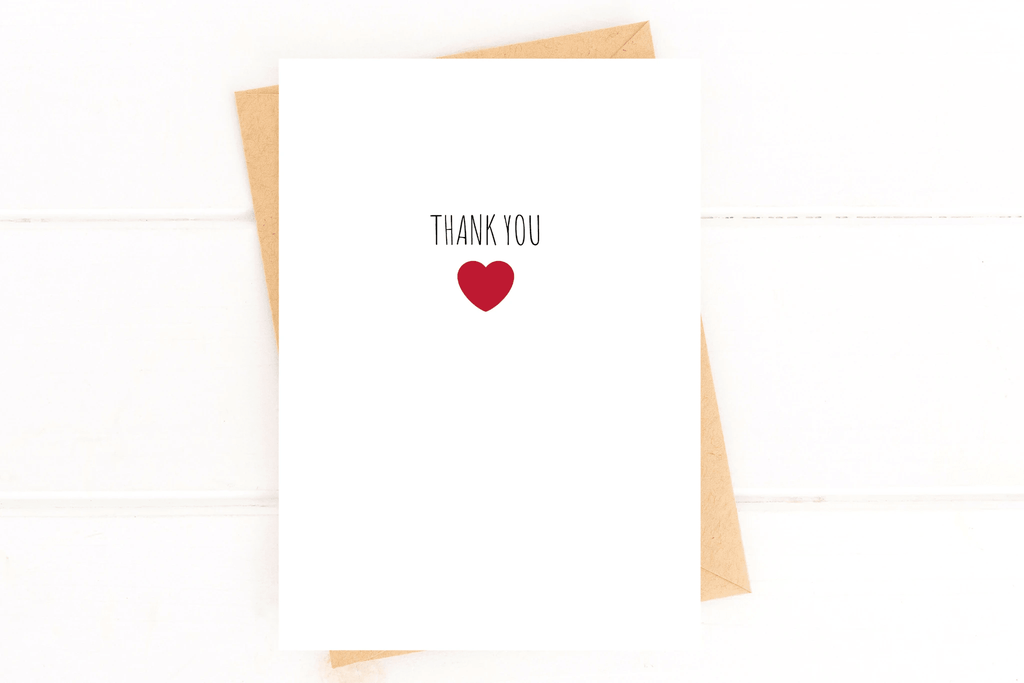 Tiny Thank You Card by Five Dot Post