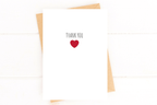 Tiny Thank You Card by Five Dot Post