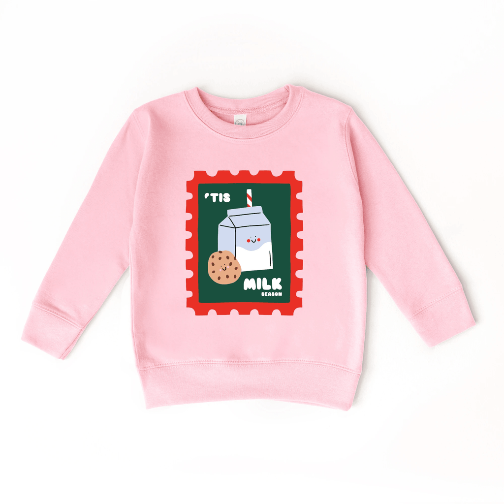 'Tis Milk Season toddler and youth Sweatshirt by Benny and Ray Apparel