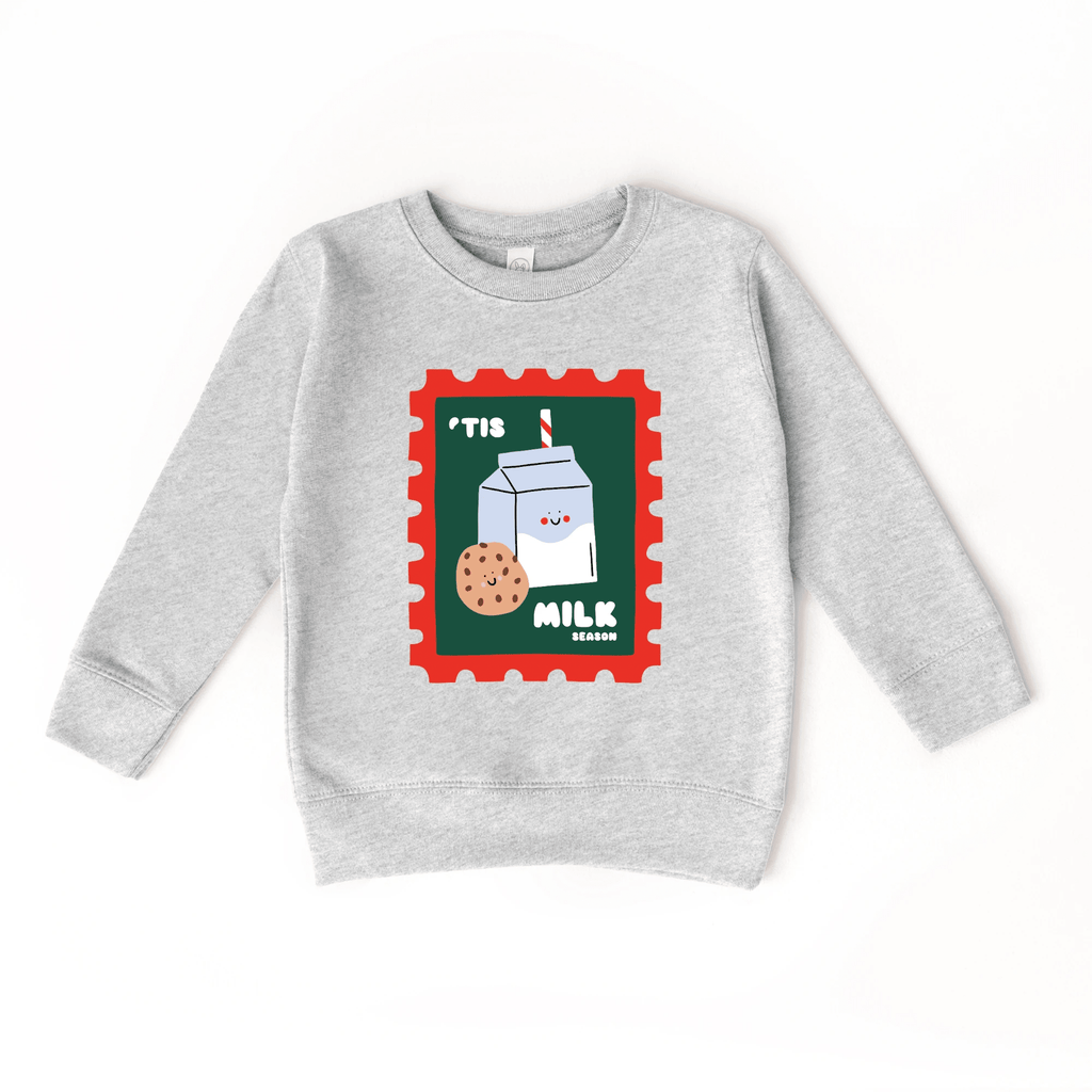 'Tis Milk Season toddler and youth Sweatshirt by Benny and Ray Apparel