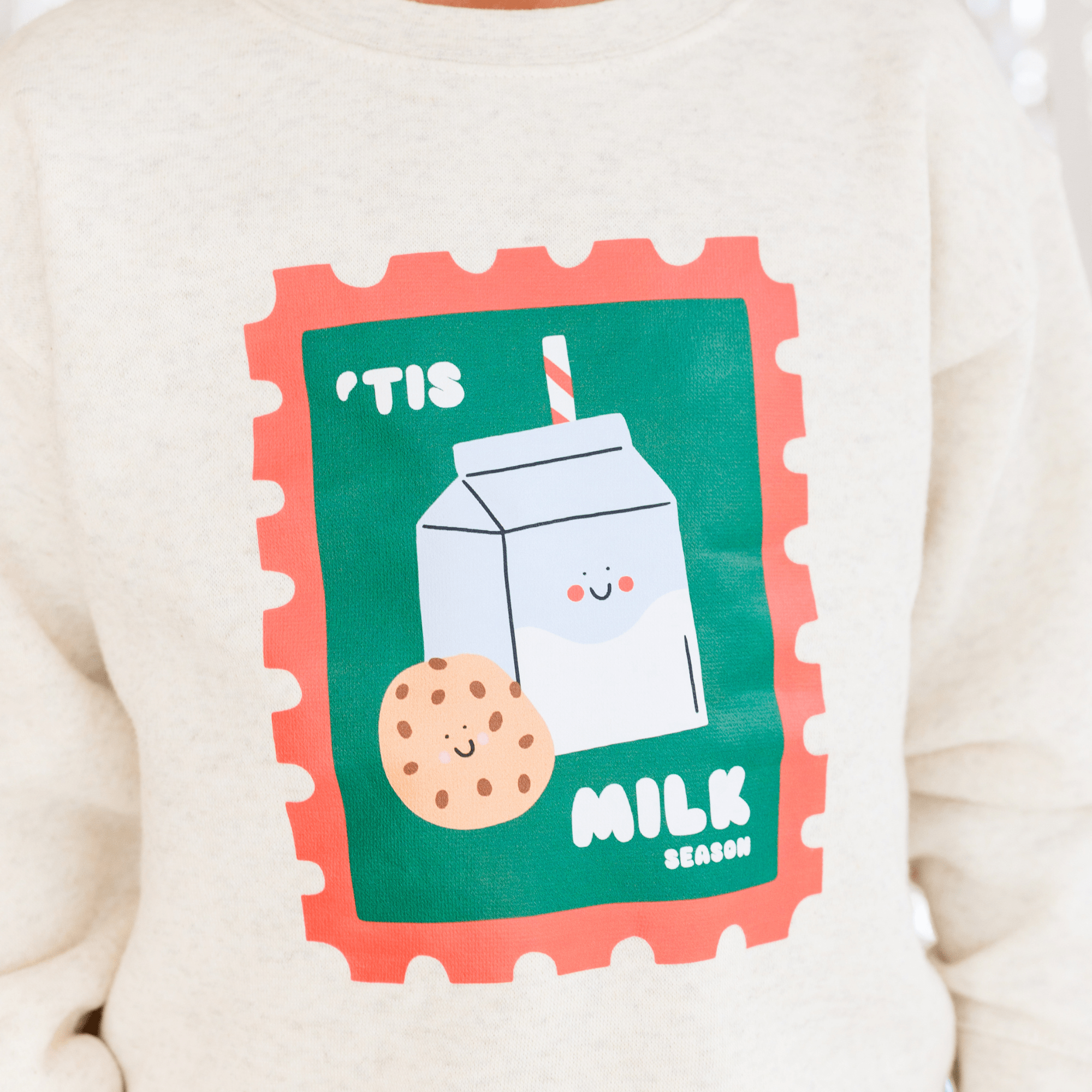 'Tis Milk Season toddler and youth Sweatshirt by Benny and Ray Apparel