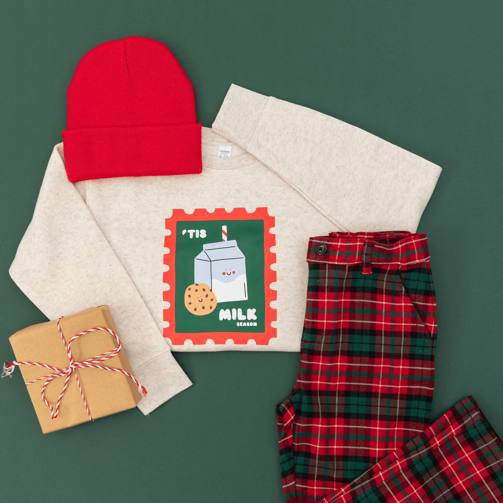 'Tis Milk Season toddler and youth Sweatshirt by Benny and Ray Apparel