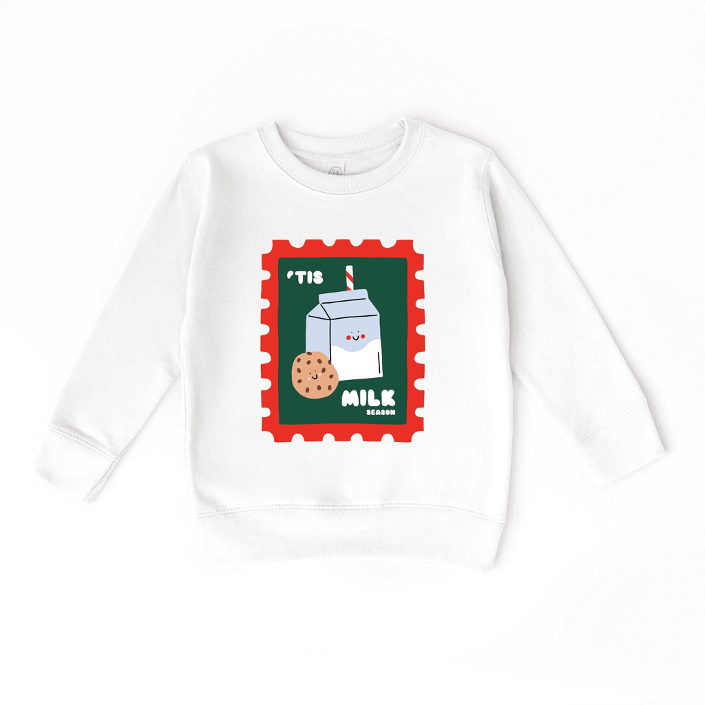 'Tis Milk Season toddler and youth Sweatshirt by Benny and Ray Apparel