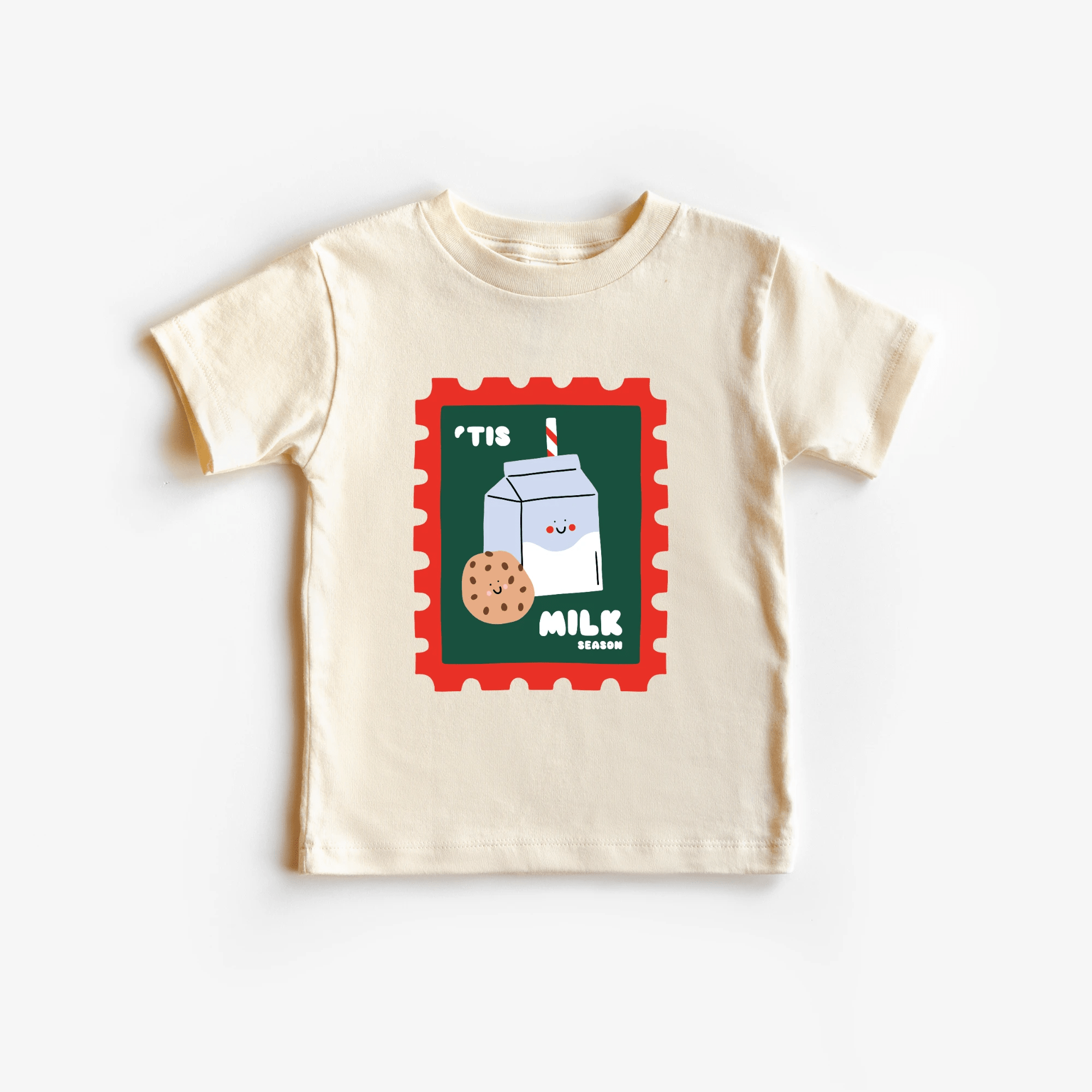 'Tis Milk Season toddler and youth tee shirt, Christmas collection by Benny and Ray Apparel