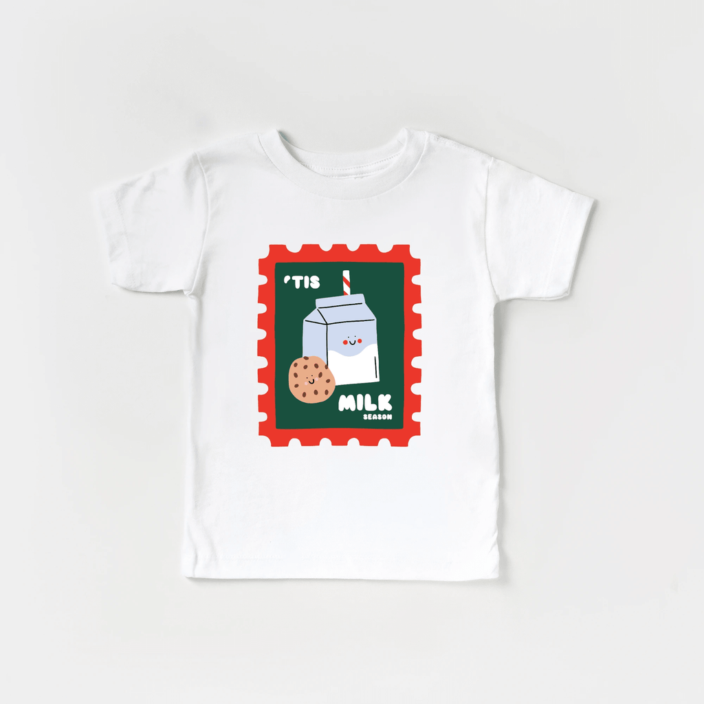 'Tis Milk Season toddler and youth tee shirt, Christmas collection by Benny and Ray Apparel
