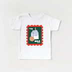 'Tis Milk Season toddler and youth tee shirt, Christmas collection by Benny and Ray Apparel