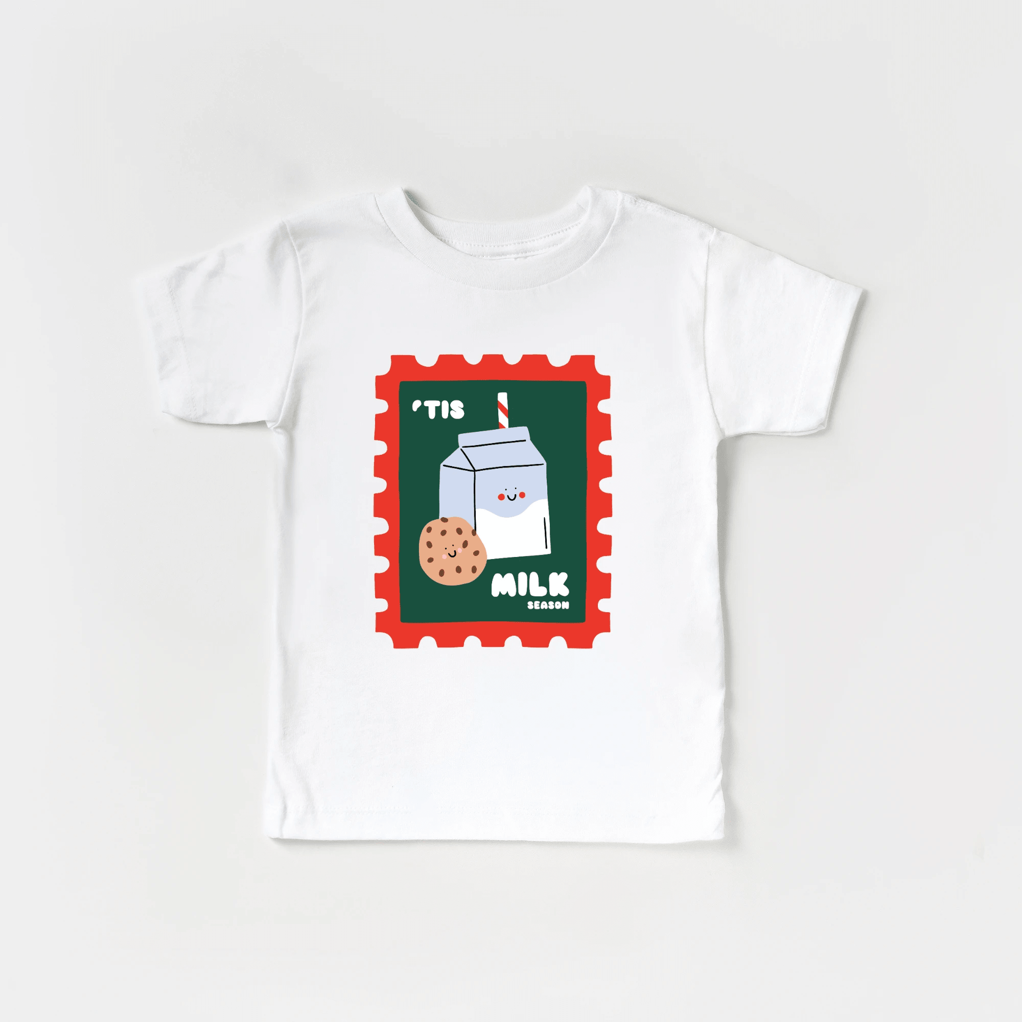 'Tis Milk Season toddler and youth tee shirt, Christmas collection by Benny and Ray Apparel