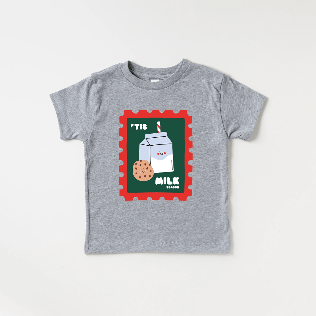 'Tis Milk Season toddler and youth tee shirt, Christmas collection by Benny and Ray Apparel
