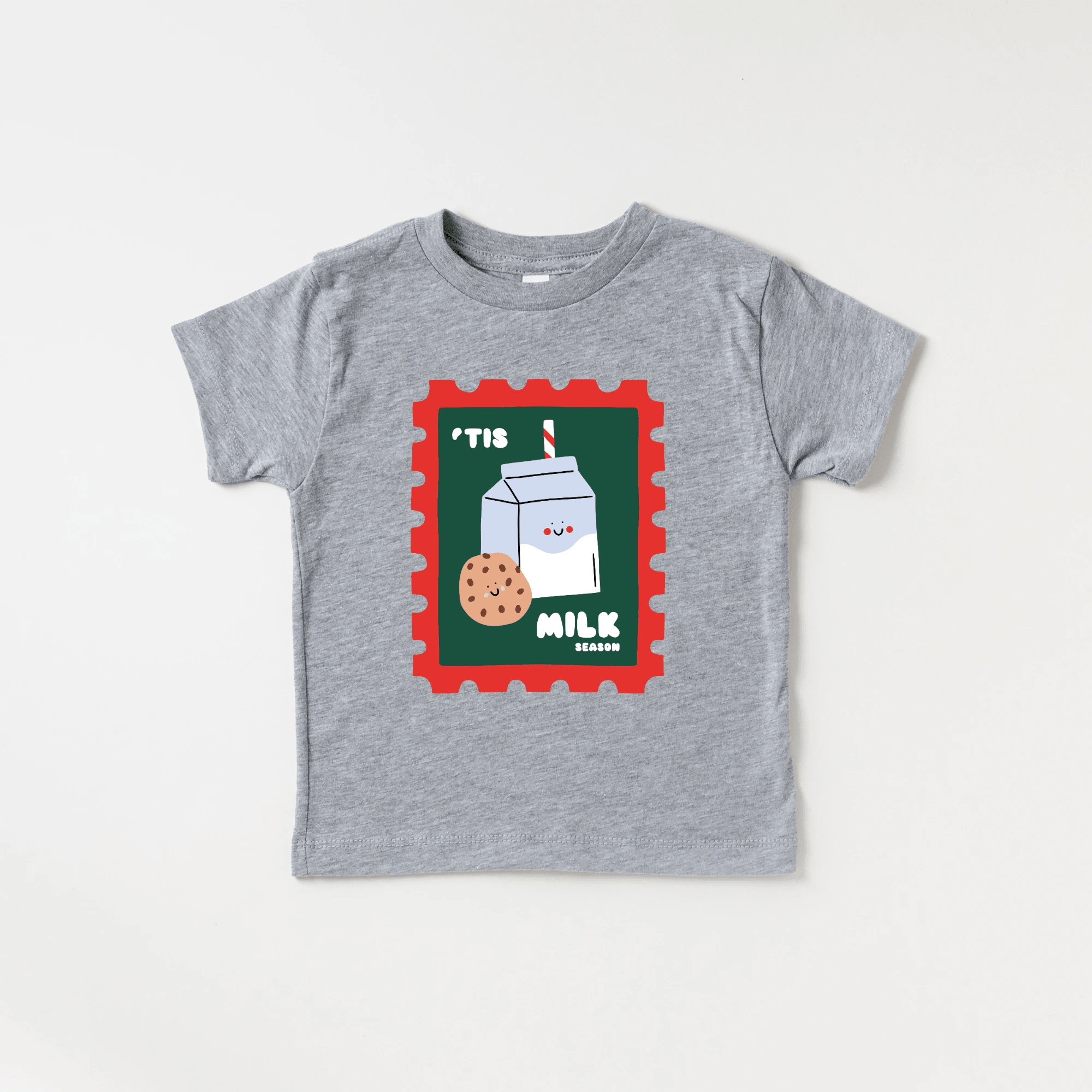 'Tis Milk Season toddler and youth tee shirt, Christmas collection by Benny and Ray Apparel