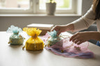 Tissue Open Potli with Star Design - Assorted Traditional Gifts La Vie Bien Tissue Open Potli with Star Design - Assorted