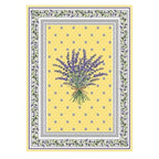 Lauris Yellow French Cotton Kitchen Towel by Tissus Toselli by I Dream of France