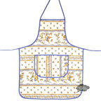 Moustiers Blue & Cream Kitchen Apron by Tissus Toselli by I Dream of France