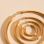 Titanium Circle Rounded Huggie Hoop Earrings by Oh Clementine