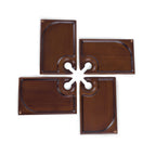 Rectangle Wine Appetizer Plate Set of 4