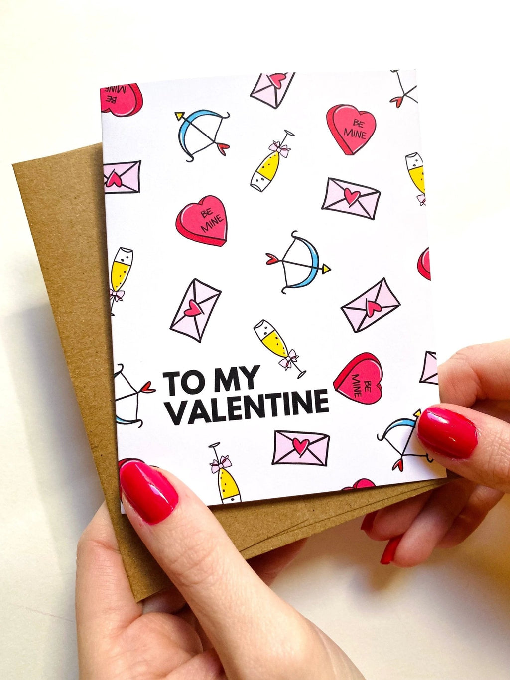 To My Valentine Sweet Valentines Day Card by Five Dot Post