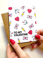 To My Valentine Sweet Valentines Day Card by Five Dot Post
