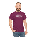 To shave the face proverb Tee for beard lovers, facial hair shirt T-Shirt La Vie Bien To shave the face proverb Tee for beard lovers, facial hair shirt