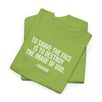 To shave the face proverb Tee for beard lovers, facial hair shirt T-Shirt La Vie Bien To shave the face proverb Tee for beard lovers, facial hair shirt