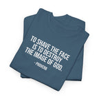 To shave the face proverb Tee for beard lovers, facial hair shirt T-Shirt La Vie Bien To shave the face proverb Tee for beard lovers, facial hair shirt