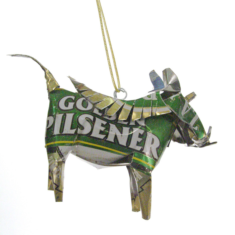 Unpainted Warthog Ornament