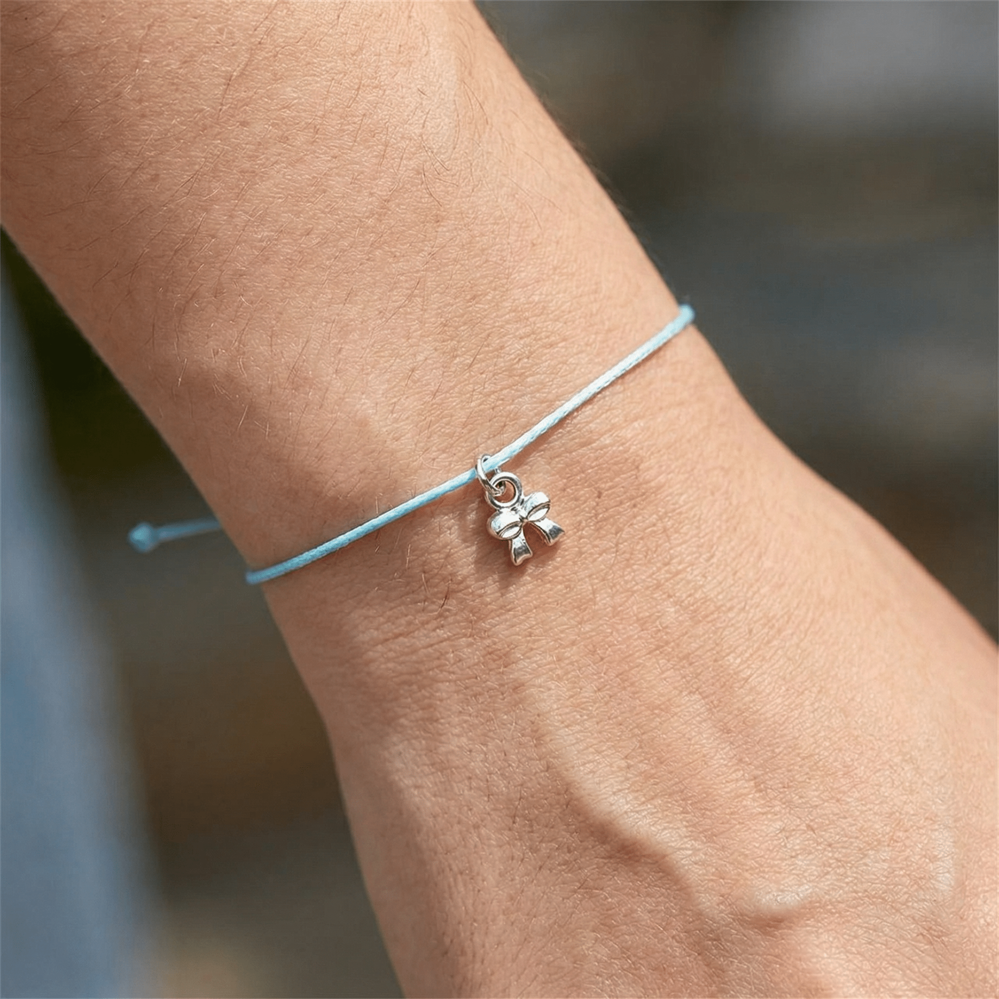 Today's Your Day! Birthday Bracelet on a Gift Card | Silver Ribbon Bow Charm Jewelry Bracelets La Vie Bien Today's Your Day! Birthday Bracelet on a Gift Card | Silver Ribbon Bow Charm Jewelry