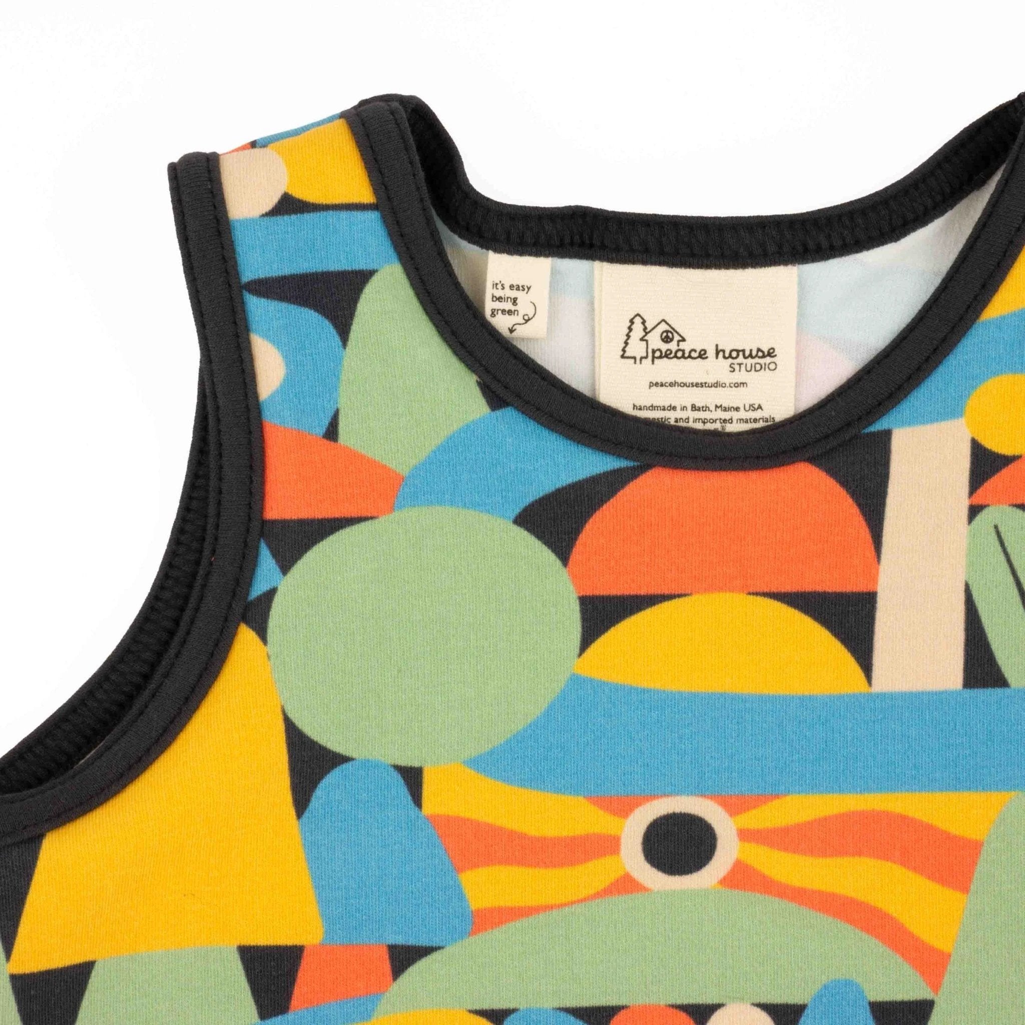 Toddler Print Tank by Peace House Studio