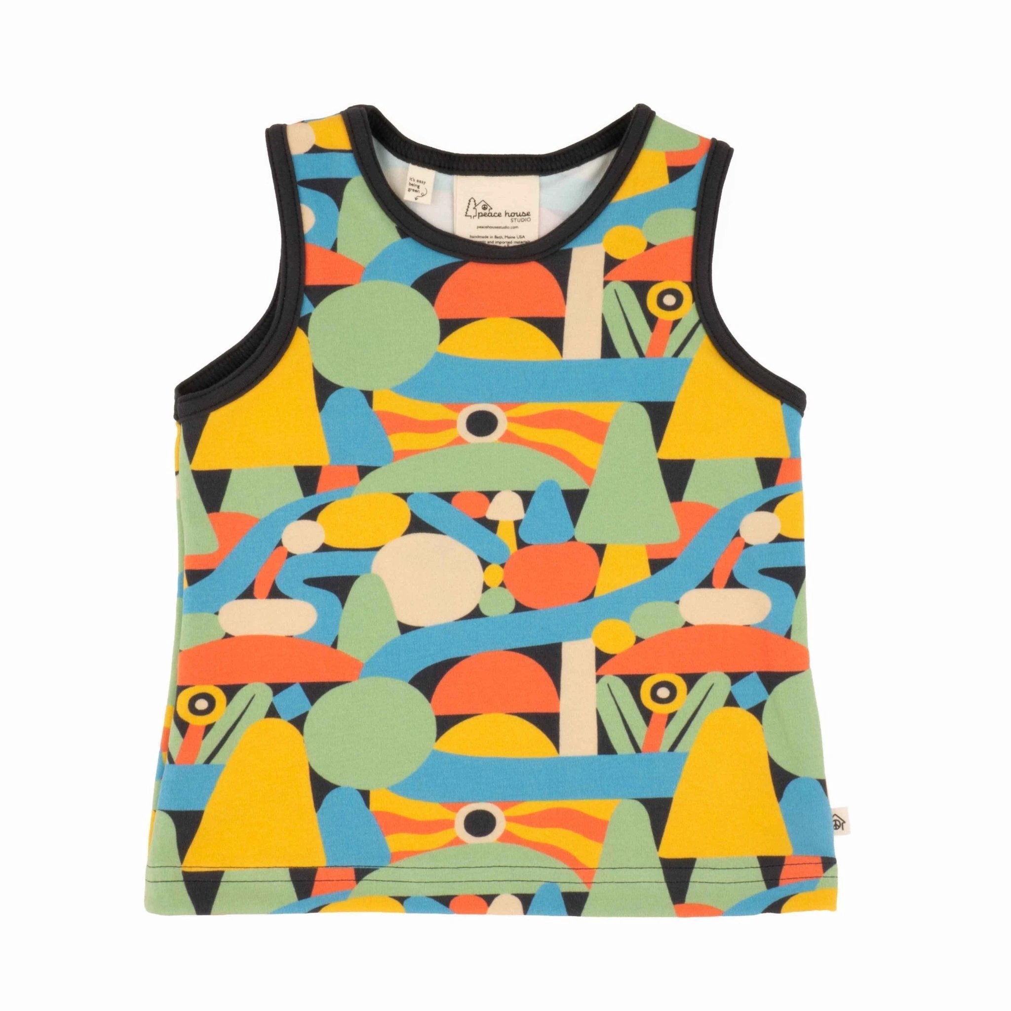 Toddler Print Tank by Peace House Studio