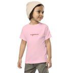 Mignonne embroidered Toddler Short Sleeve Tee by La Vie Bien