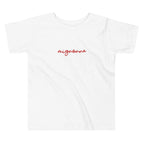 Mignonne embroidered Toddler Short Sleeve Tee by La Vie Bien
