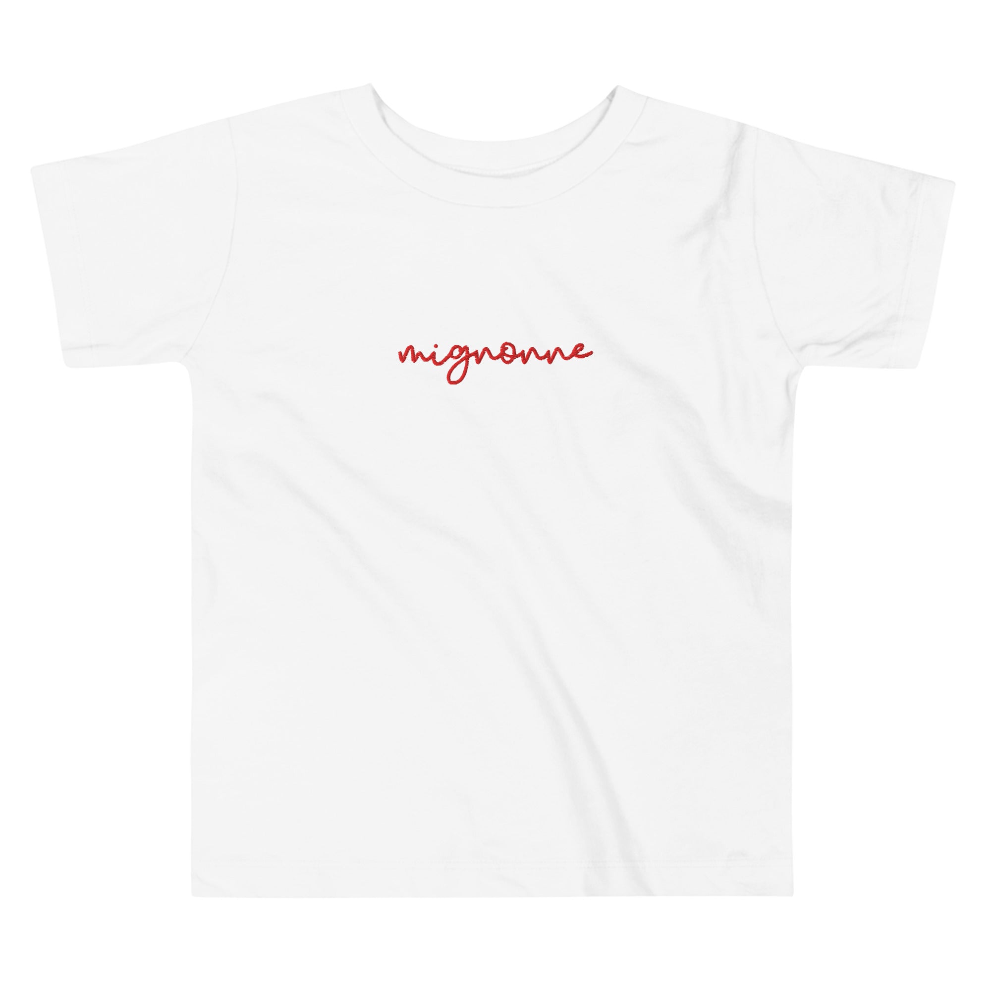 Mignonne embroidered Toddler Short Sleeve Tee