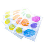 Set of 6 Easter Egg Gel Window Clings Gel Decorations