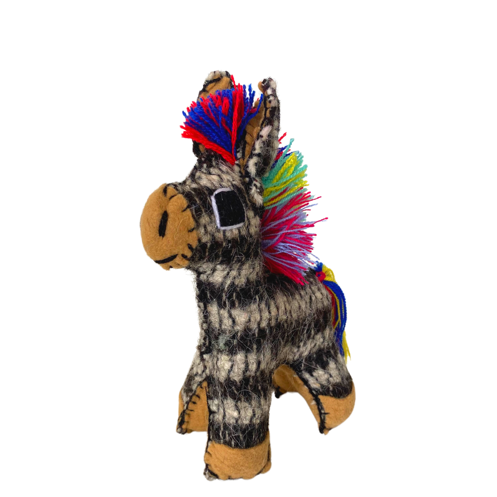 Tomi the Donkey: Repurposed Wool Boho Decor - Mexico Decor La Vie Bien Tomi the Donkey: Repurposed Wool Boho Decor - Mexico