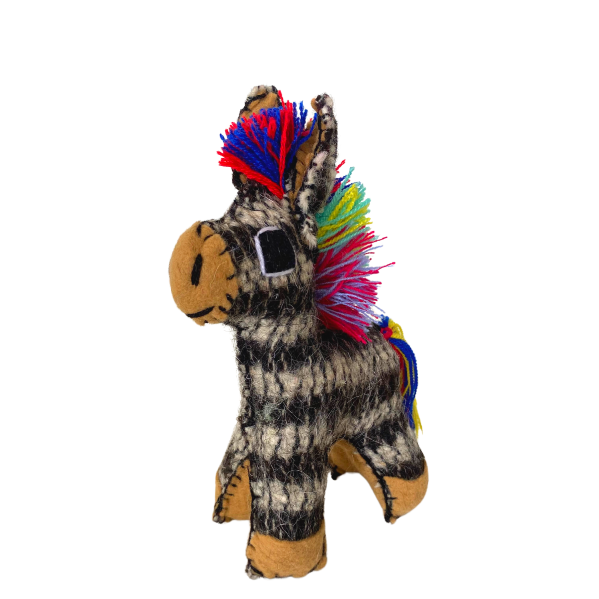 Tomi the Donkey: Repurposed Wool Boho Decor - Mexico Decor La Vie Bien Tomi the Donkey: Repurposed Wool Boho Decor - Mexico