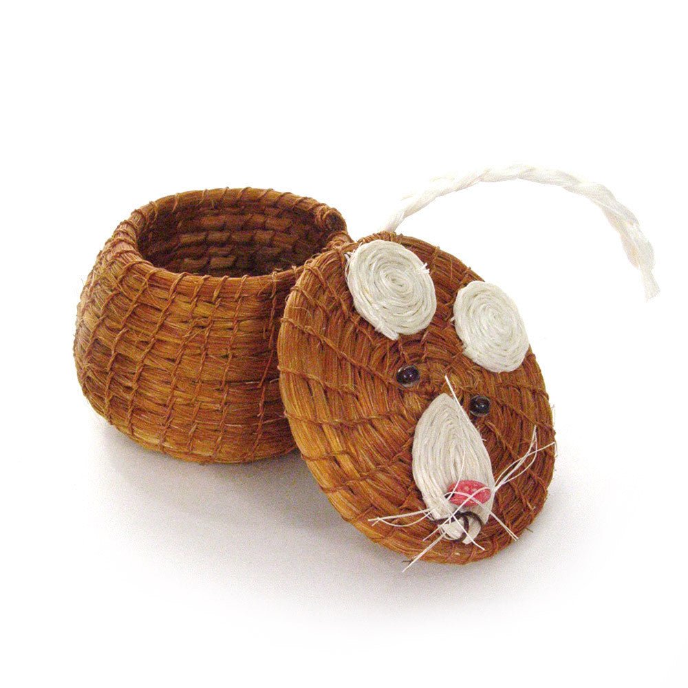 Toothy Mouse Tiny Basket La Vie Bien Toothy Mouse Tiny Basket