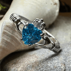 Topaz Claddagh Ring Ring La Vie Bien Topaz Claddagh Ring