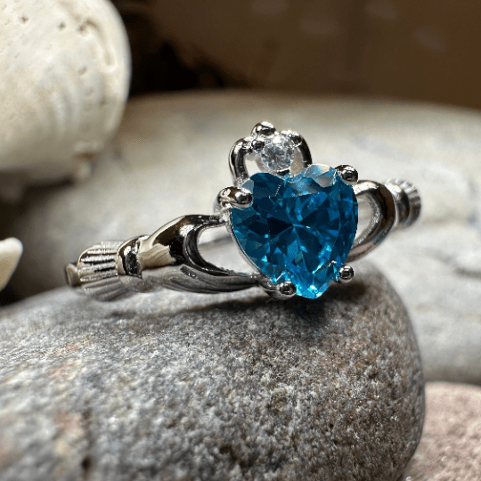 Topaz Claddagh Ring Ring La Vie Bien Topaz Claddagh Ring