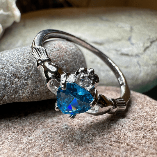 Topaz Claddagh Ring Ring La Vie Bien Topaz Claddagh Ring