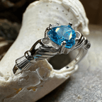 Topaz Claddagh Ring Ring La Vie Bien Topaz Claddagh Ring