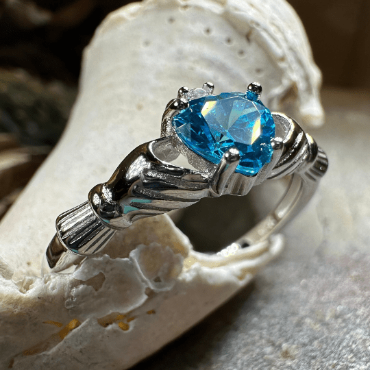 Topaz Claddagh Ring Ring La Vie Bien Topaz Claddagh Ring
