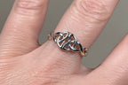 Torra Sterling Silver Trinity Knot Ring Ring La Vie Bien Torra Sterling Silver Trinity Knot Ring