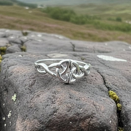 Torra Sterling Silver Trinity Knot Ring Ring La Vie Bien Torra Sterling Silver Trinity Knot Ring