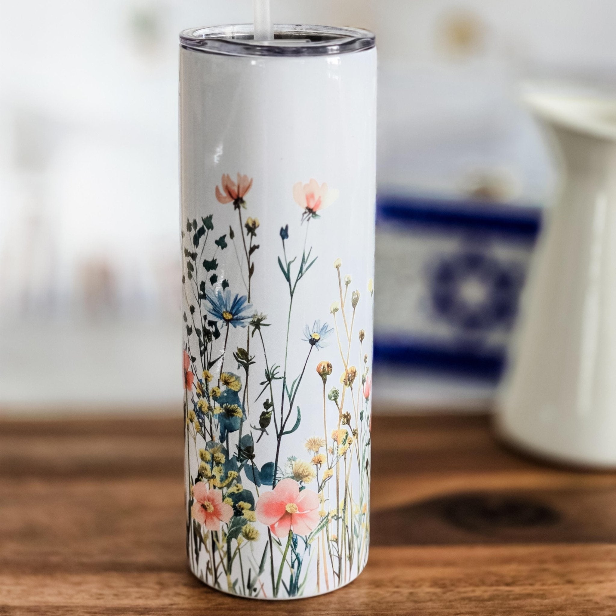 Tov Things Coming Floral Water Bottle