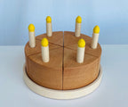 Toy Birthday Cake with Candles by PoppyBabyCo
