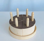 Toy Birthday Cake with Candles by PoppyBabyCo