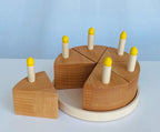 Toy Birthday Cake with Candles by PoppyBabyCo